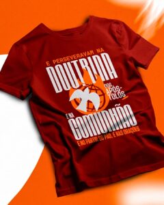 E perseveravam na doutrina dos apostolos e na comunhão e no partir do pão!