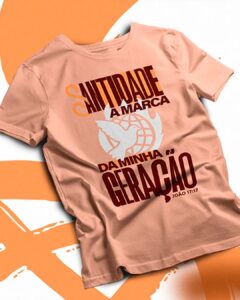 Camiseta Personalizada Santidade a marca da nossa Geração