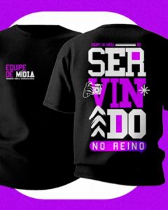 Camiseta Personalizada Servindo no Reino