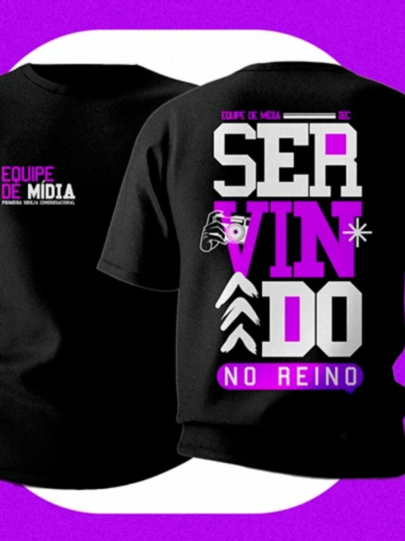 Camiseta Personalizada Servindo no Reino
