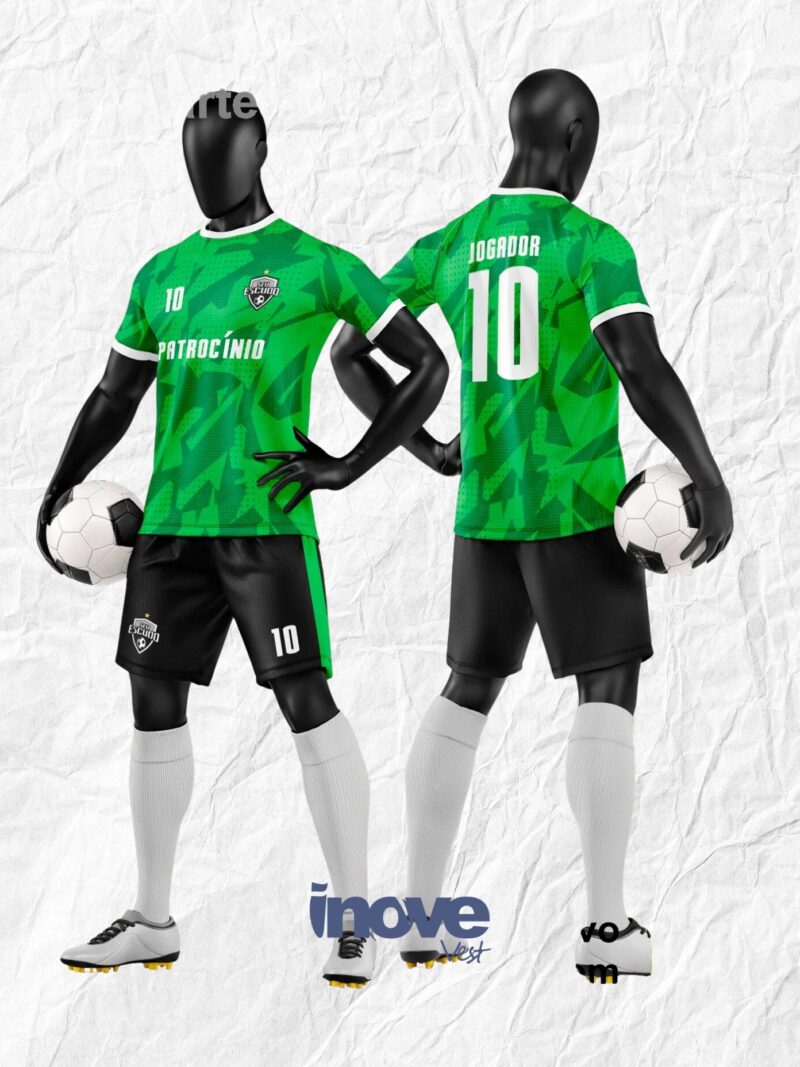 Conjunto de Time de Futebol (Camisa e Shorts)