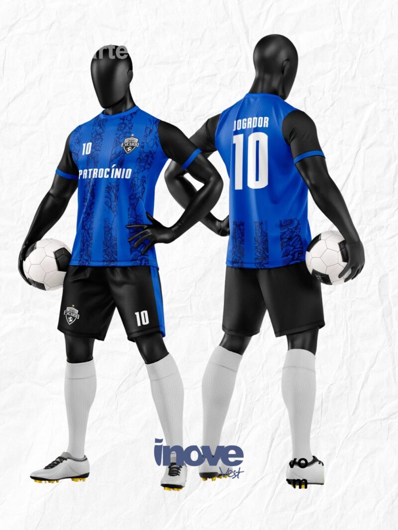 Conjunto de Time de Futebol (Camisa e Shorts)