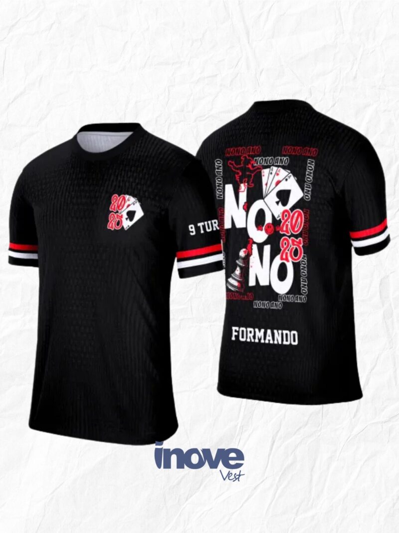 Camisa Formandos Nono Ano Xadrez