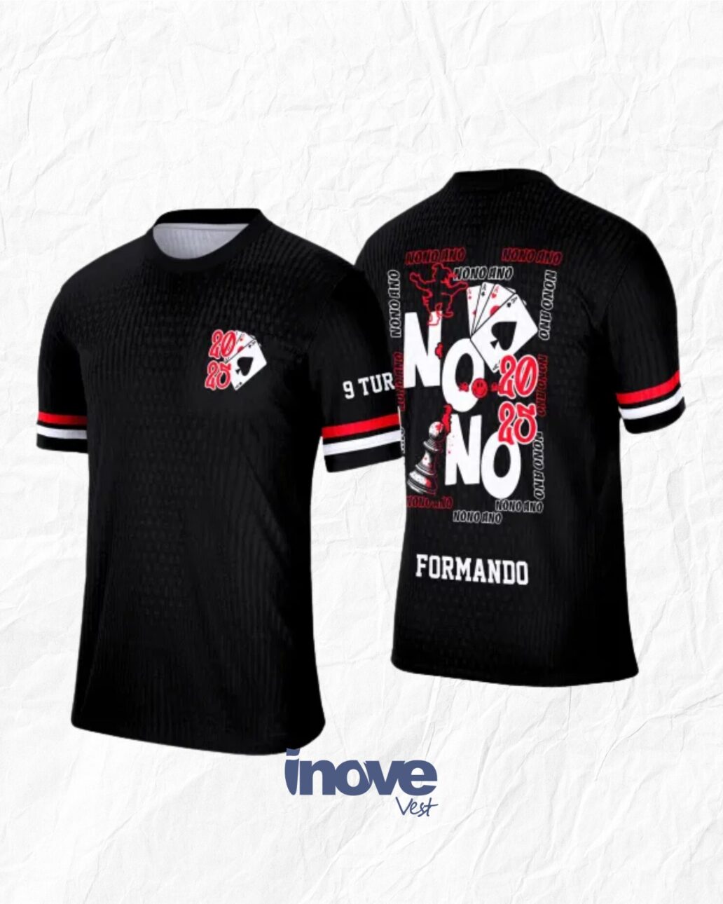 Camisa Formandos Nono Ano Xadrez