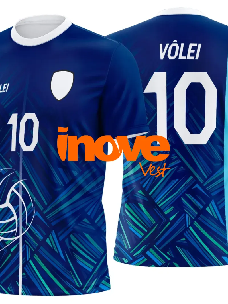 Uniforme de Vôlei Personalizado Profissional Modelo 11