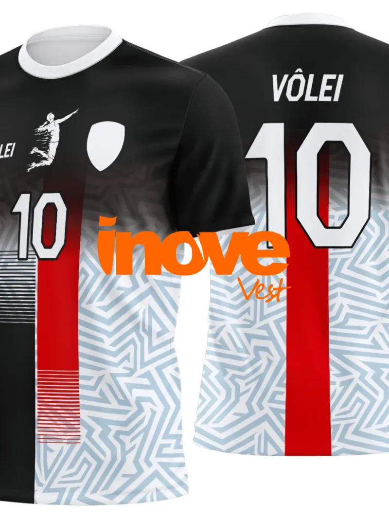 Uniforme de Vôlei Personalizado Profissional Modelo 12