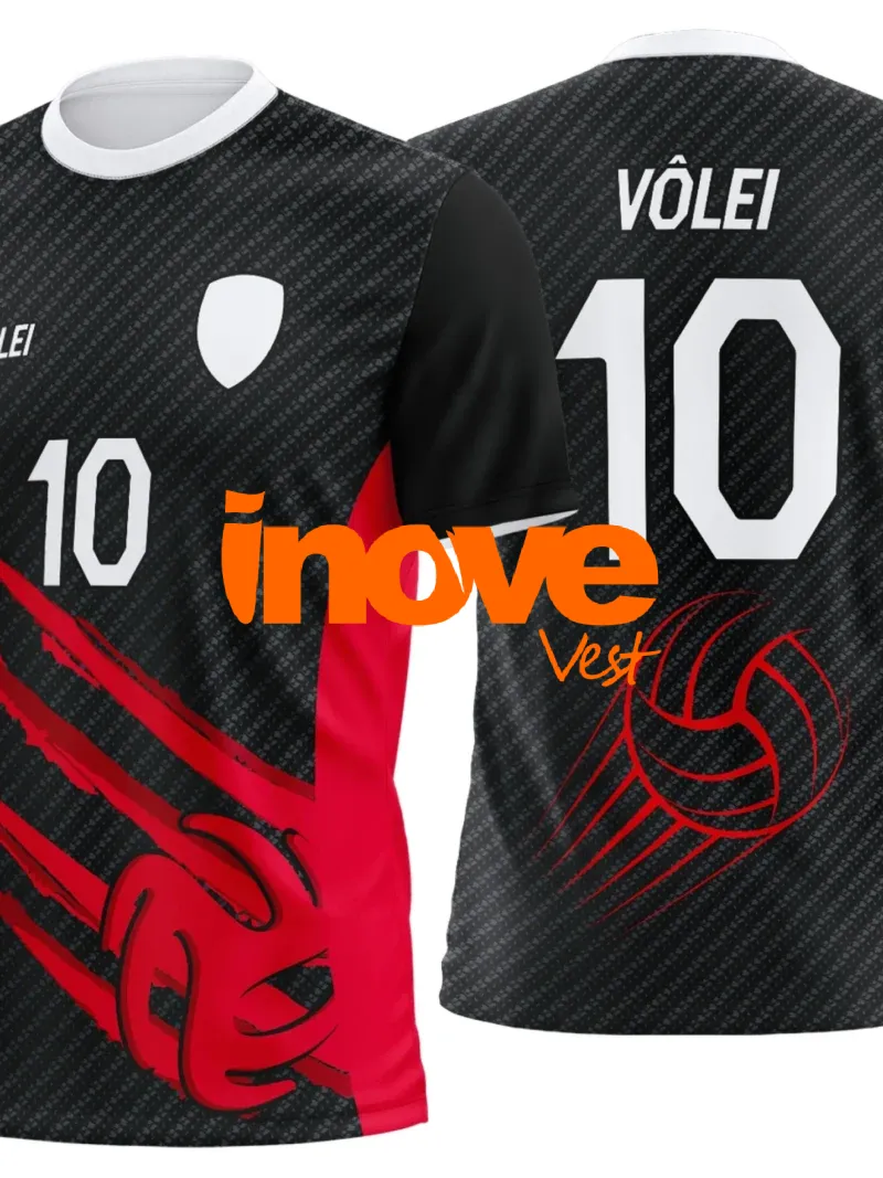Uniforme de Vôlei Personalizado Profissional Modelo 13