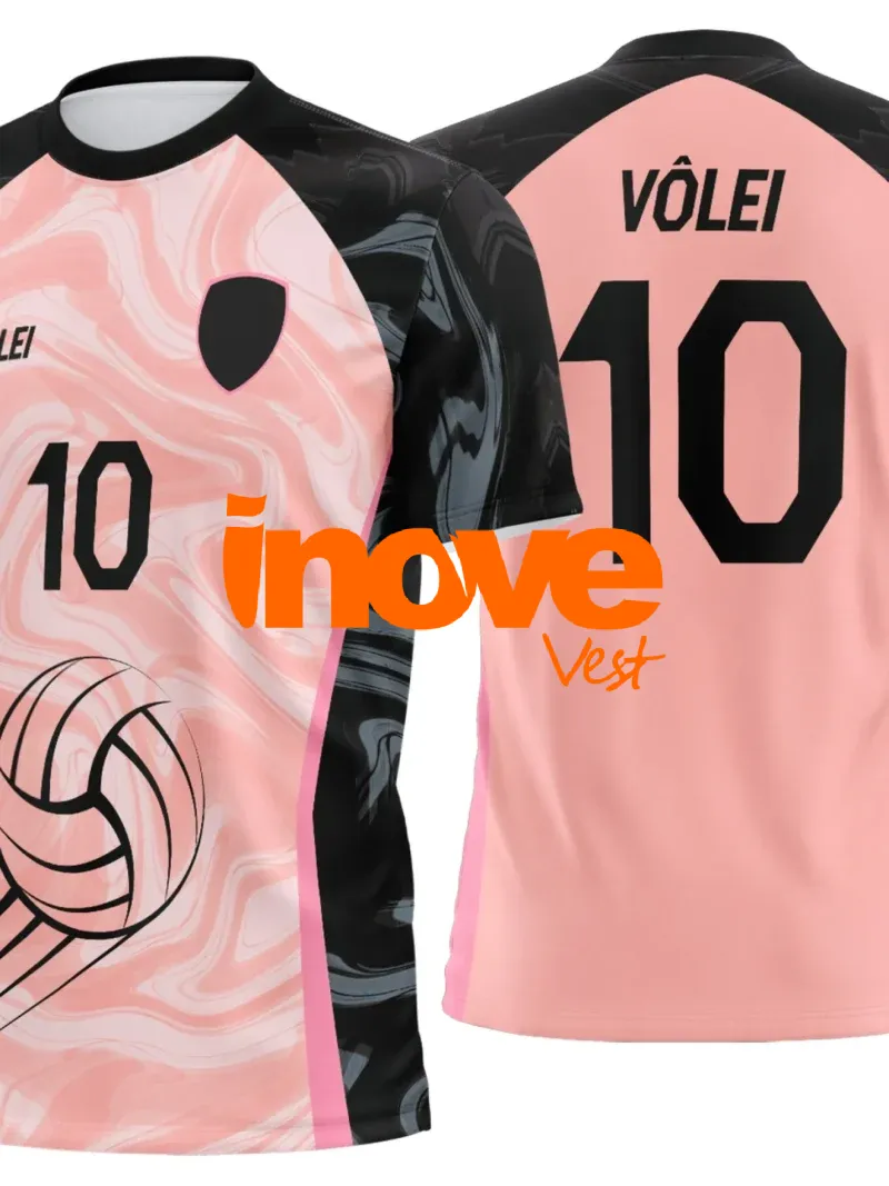 Uniforme de Vôlei Personalizado Profissional Modelo 18