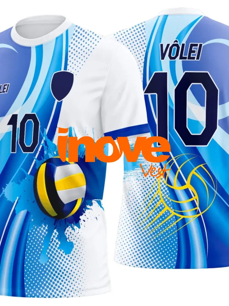 Uniforme de Vôlei Personalizado Profissional Modelo 19