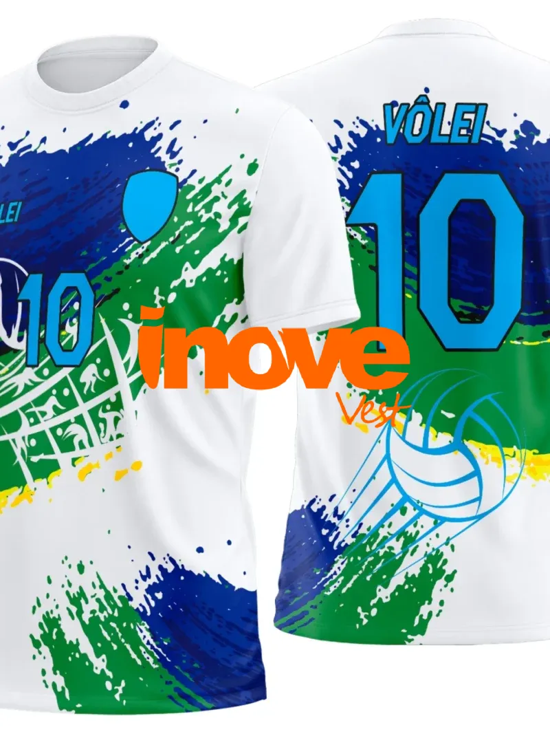 Uniforme de Vôlei Personalizado Profissional Modelo 22