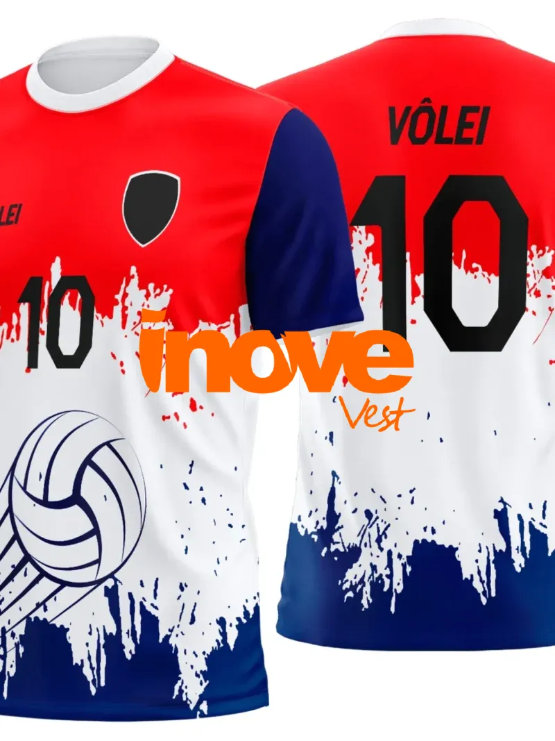 Uniforme de Vôlei Personalizado Profissional Modelo 25