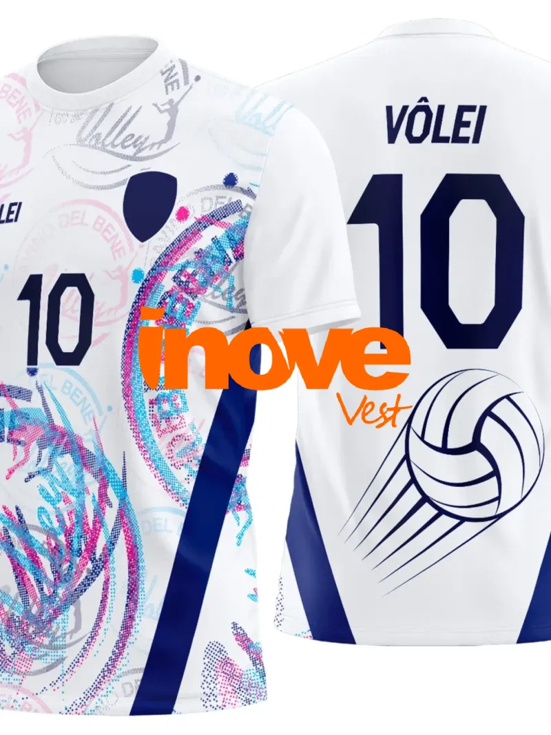 Uniforme de Vôlei Personalizado Profissional Modelo 26