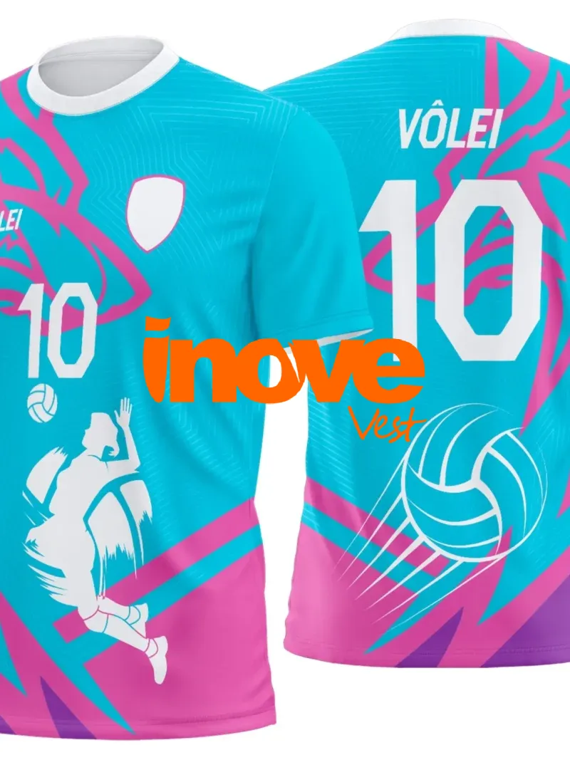 Uniforme de Vôlei Personalizado Profissional Modelo 31