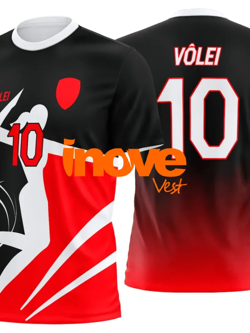 Uniforme de Vôlei Personalizado Profissional Modelo 32