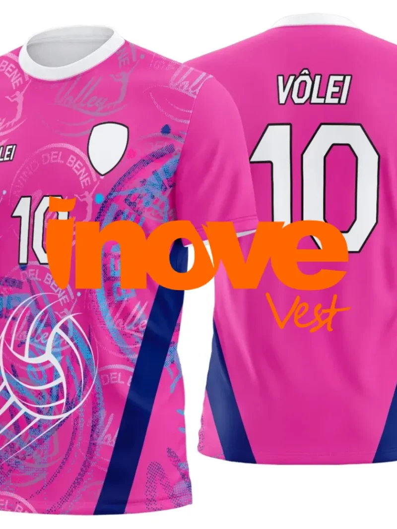 Uniforme de Vôlei Personalizado Profissional Modelo 34